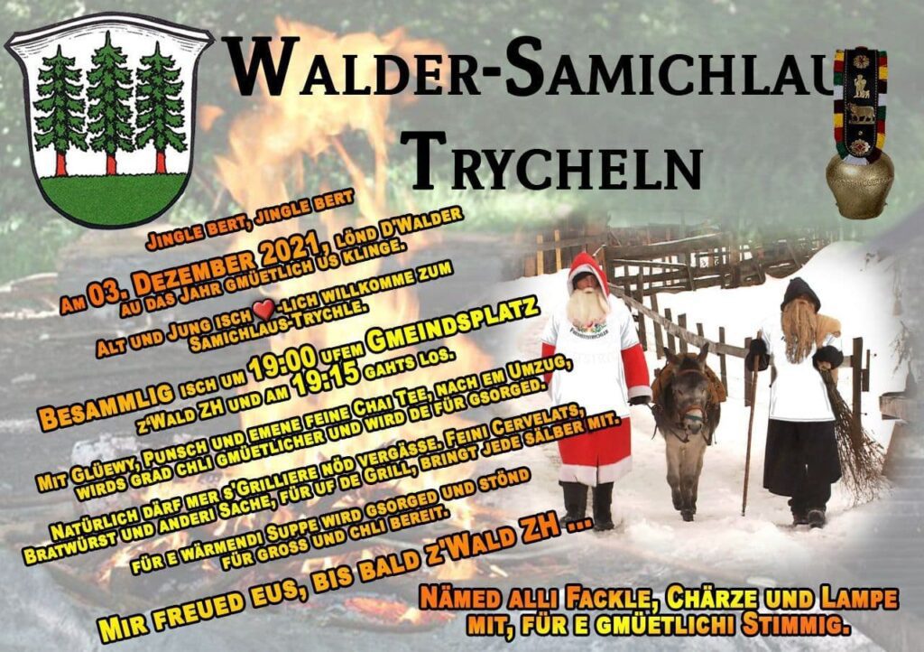 Walder Samichlaus Trycheln