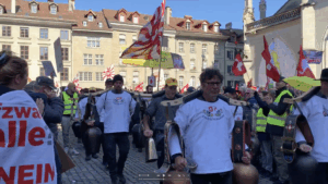 Bern historische Demo ⧸ Nationale Kundgebung 23.10.21 Zusammenschnitt / vom Münsterplatz bis Bundesplatz