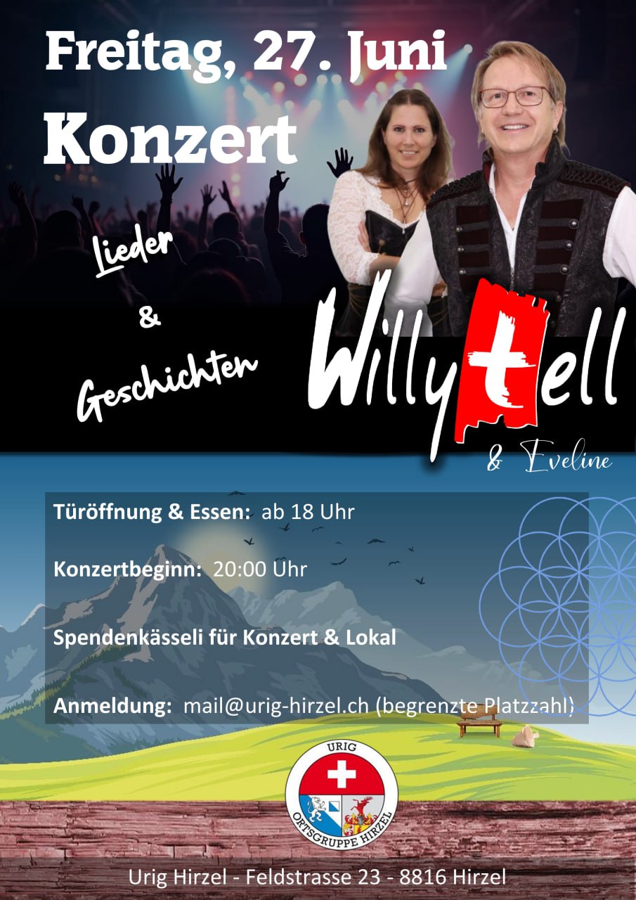 Lieder & Geschichten – Willitell – Urighaus Hirzel