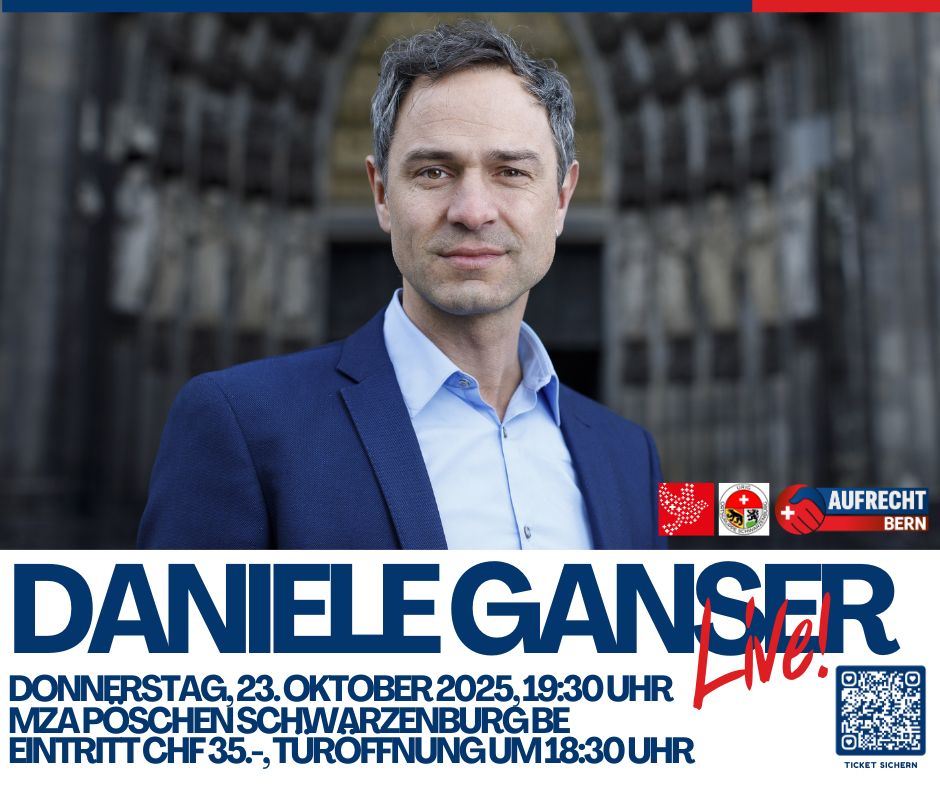Daniele Ganser live in Schwarzenburg BE