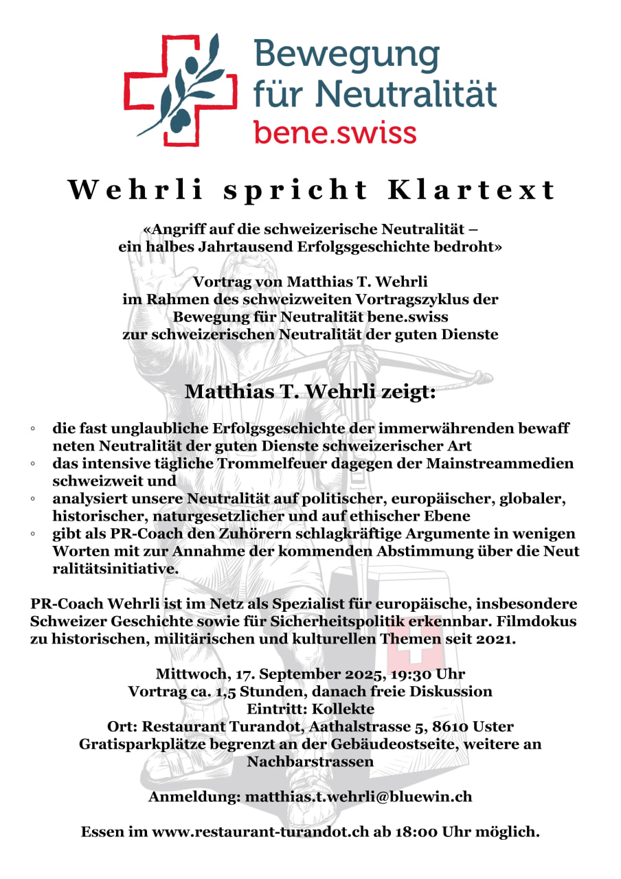 Vortrag von Matthias T. Wehrli