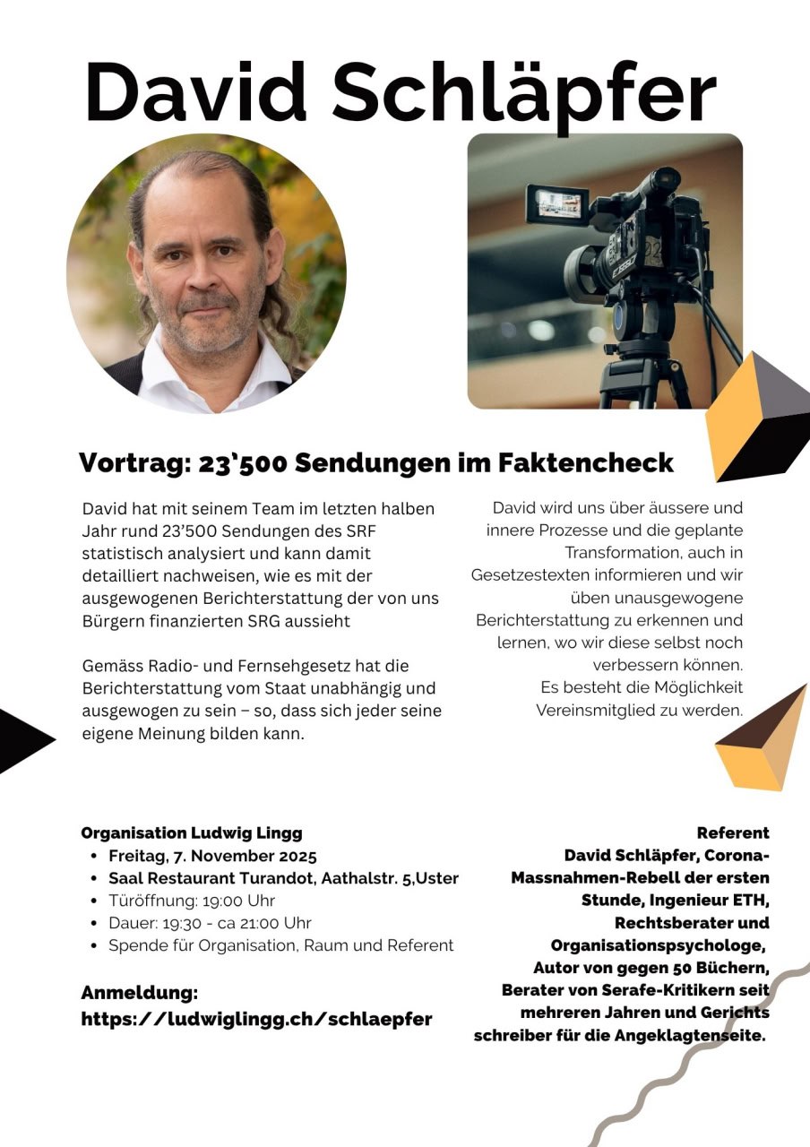 Vortrag:23’500 Sendungen im Faktencheck