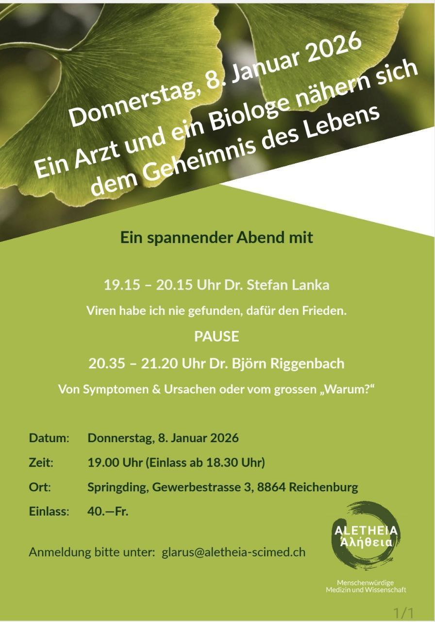 Ein Arzt und ein Biologe nähern sich dem Geheimnis des Lebens