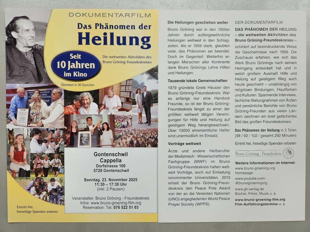 Das Phänomen der Heilung Dokumentarfilm