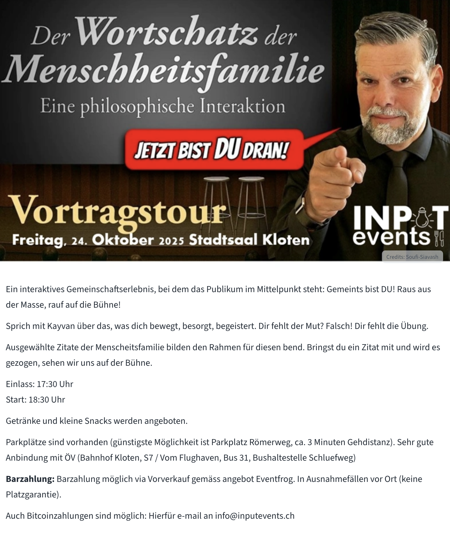 Kayvan Soufi-Siavash – „Der Wortschatz der Menschheitsfamilie“