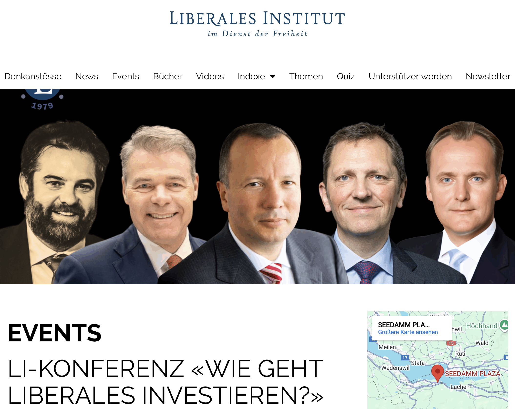 Liberales Institut – «WIE GEHT LIBERALES INVESTIEREN?»