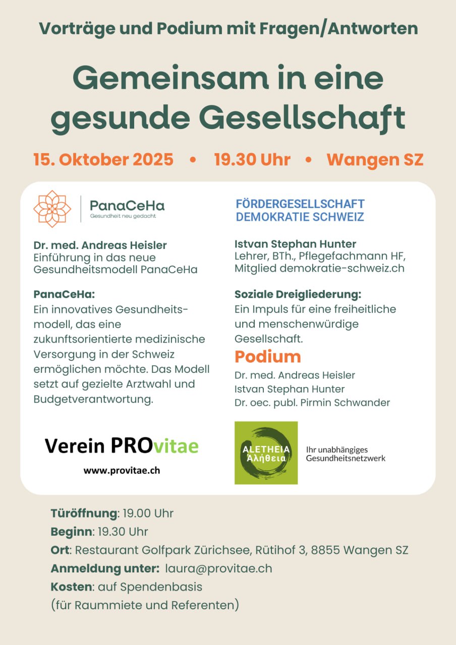 Gemeinsam in eine gesunde Gesellschaft