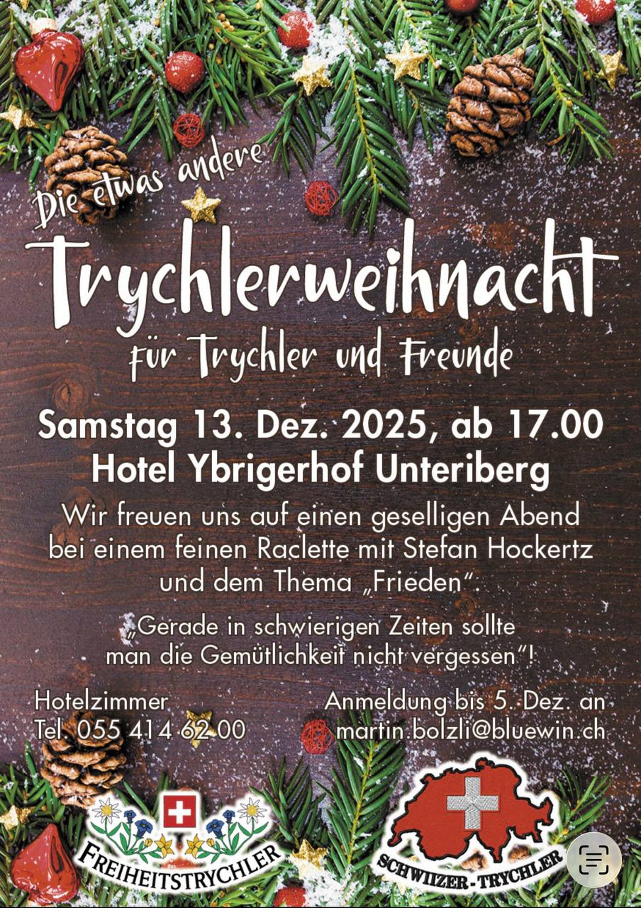 Trychlerweihnacht für Trychler und Freunde