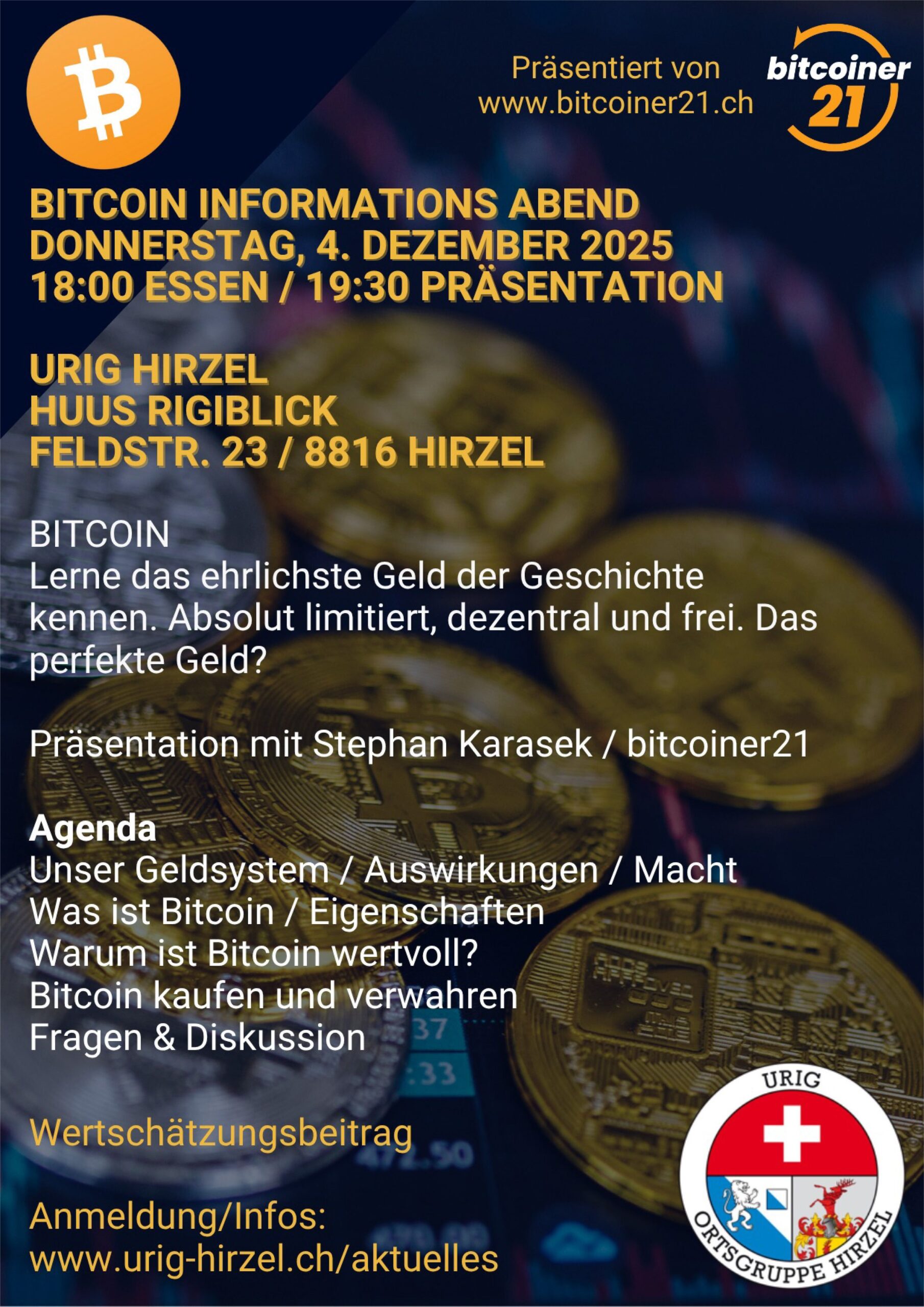 BITCOIN INFORMATIONS ABEND