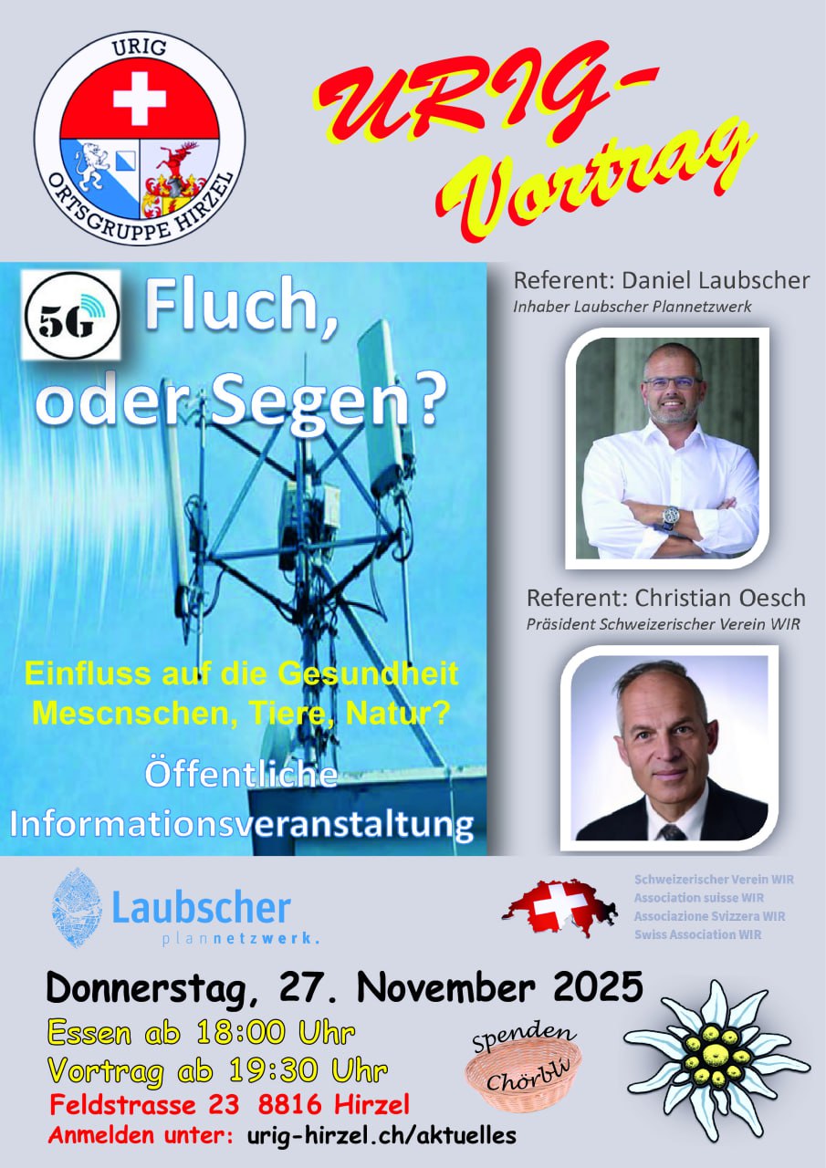 Urig-Vortrag – 5G Fluch oder Segen?