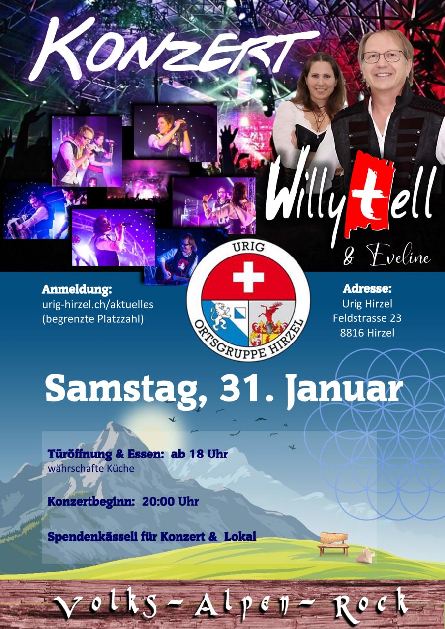Konzert Willy Tell und Eveline