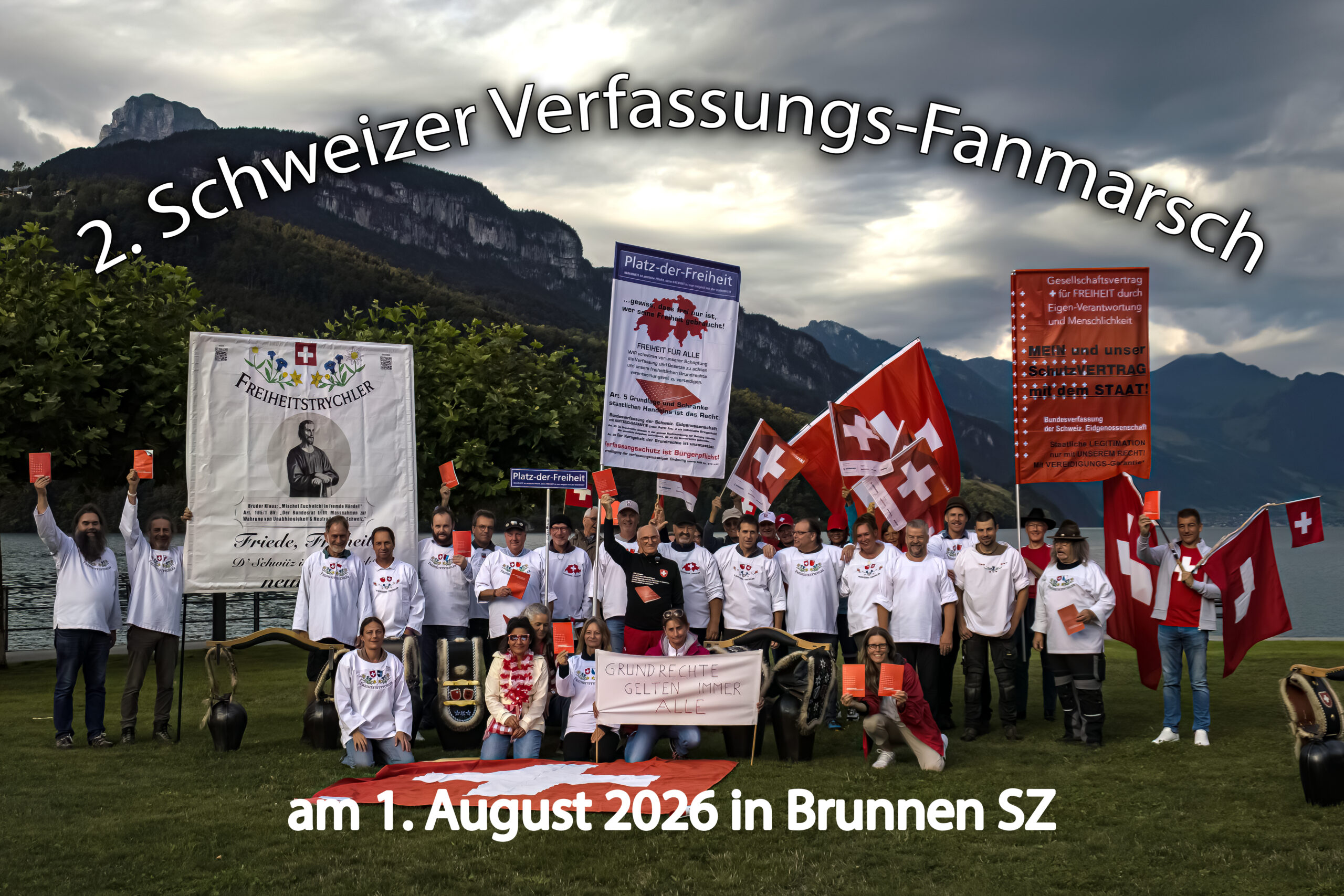 Morgenstreich 1.August in Brunnen